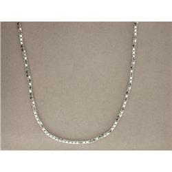 14k WHITE Gold Chain  Necklace 18 inch #987938
