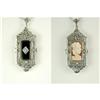 Image 1 : FLIP Pendant CAMEO Flips to BLACK ONYX #987952