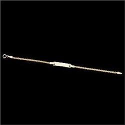  14k Gold Teen I.D. BRACELET 6" Great GIFT! #987954