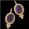 Image 1 :  14k GOLD  AMETHYST EARRINGS  #987970