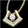 Image 1 : 14k  PENDANT ENHANCER JACKET DIAMONDS #987989