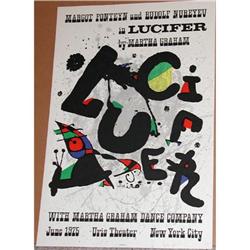 Joan Miro Original Lithograph Poster #988439