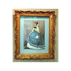 Lady In Blue Painting #988461