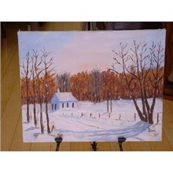 Winter Scene Painting #988467