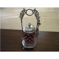 Fenton Red Pickle Caster #988471