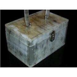 Wilardy Lucite Vanity Bag Grey Marble #988501