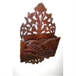 Carved  Wall Pocket #988527