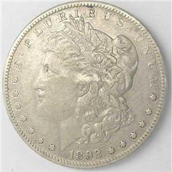 1892-S XF MORGAN SILVER DOLLAR   #988534