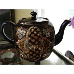 ARTS and CRAFTS ERA LG ENAMELED TEAPOT #988537