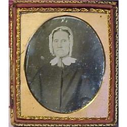 1/9 Plate Daguerreotype of Quaker Woman, Dag, #988540