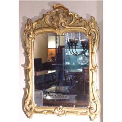 E281 18th C. Regence Period Giltwood Mirror #998102