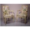 Image 1 : Pair of French Chairs-Painted Covered in #998112