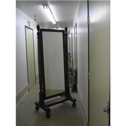 Old Victorian Floor Mirror.  #998258