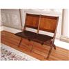 Image 1 : Heywood Wakefield Chair Bench Wooden Double #1007837