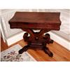 Image 1 : Empire Table Flame Mahogany C.1870 #1007882