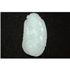 Image 1 : Chinese Carved White Jade Women Holding a Ru-Yi#1008045