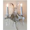 Image 1 :  Pair Crystal Maria Teresa Sconces c.1930's #1008273