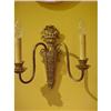 Image 1 : DOUBLE FRENCH GILT WALL SCONCES #1008469