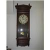 Image 1 : WATERBURY NO 21 WALL REGULATOR CLOCK #1008473