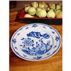 Image 1 : LARGE 18th C. Delft Platter Chinoiserie Motif #1008547