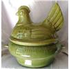 Image 1 : California Pottery Hen on Green Nest Cookie Jar#1021538