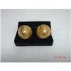 1950s CASTLECLIFF Gold Mushroom Earrings #1021826