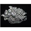 Image 1 :  Designer Fruit basket pewter pin signed  #1021906