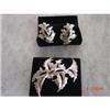Estate 3 piece Trifari Brooch Earrings Set #1021980