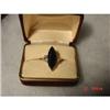 Estate CLARK & COOMBS Sterling Hematite Ring#1022084