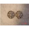Lion Tiger Dragon? Silver Clipped Earrings #1022186