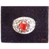 Image 1 : Heavy Mens Sterling Carnelian RING Size 11 #1022386