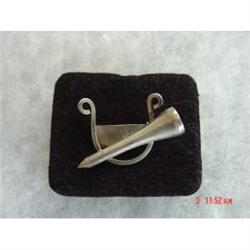 Estate Leonore Doskow Handmade Sterling Brooch #1022507