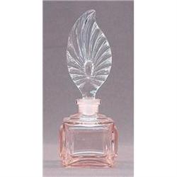 VINTAGE Czech / German PINK Perfume Bottle #1022719