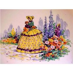 Old Hanley Plate "VICTORIAN LADY" #1022776