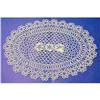 Image 1 : Large Tatted Lace Doily Tatting #1022841