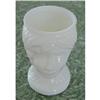 Pretty Milk glass HEAD VASE #1022882