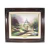 Image 1 : Thomas Kinkade "Hidden Gazebo" framed print  #1022993