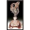 Image 1 : CZECH DECO PERFUME BOTTLE PINK "HAREM DANCER" /#1023010