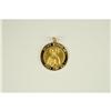 Image 1 : 14k Gold  ST CHRISTOPHER MEDAL  Pendant #1023058