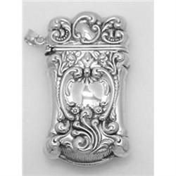 Victorian Style MATCH SAFE Sterling Silver #1023078