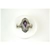 Image 1 :  Filigree Ring AMETHYST 4 CARATS! #1023089