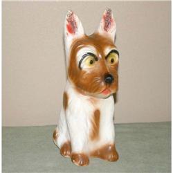 Vintage Carnival Chalkware Scottie Dog Figurine#1023259