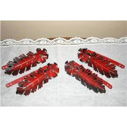 Art Deco Oak Leaf Floral Curtain Tie-Backs #1023263