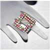 Image 1 : Beautiful Vintage  Pastel Rhinestone Brooch/Pin#1023320