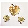 Image 1 : Vintage Signed BSK Brooch & Earrings Set  #1023323