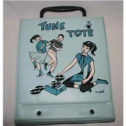  Fourteen Fabulous 45 Records  Plus Tune Tote #1023342