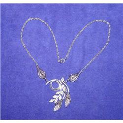 Ann Lee Sterling Silver Foliate Necklace #1023423