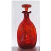 Image 1 : TANGERINE BLENKO 49CR GLASS DECANTER AMBERINA #1023623