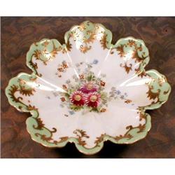 NIPPON Moriage DISH HP GOLD Antique #1023791