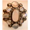 Image 1 : Moonstone STERLING Ring ANTIQUE #1023798